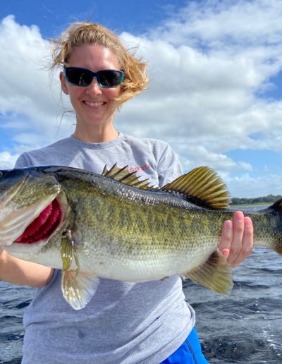 lady with fish